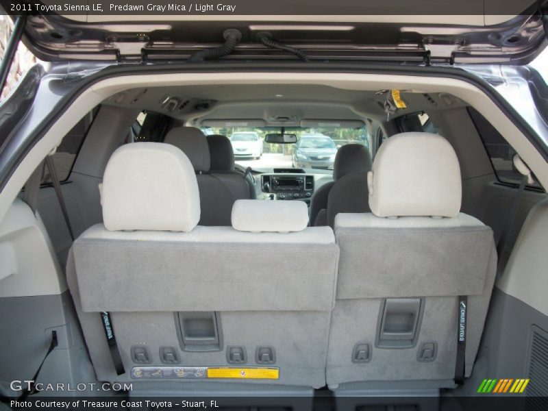 Predawn Gray Mica / Light Gray 2011 Toyota Sienna LE