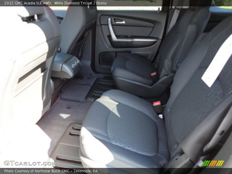 White Diamond Tricoat / Ebony 2012 GMC Acadia SLE AWD