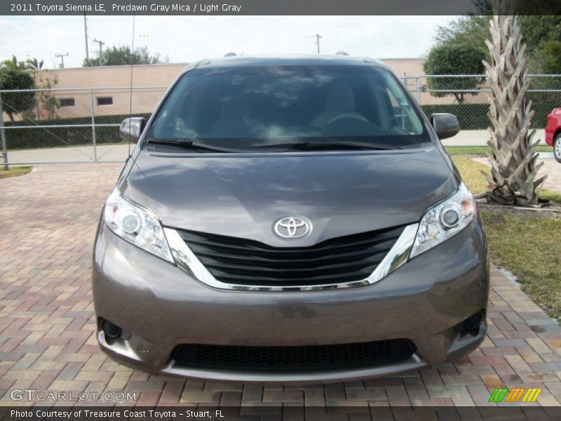 Predawn Gray Mica / Light Gray 2011 Toyota Sienna LE