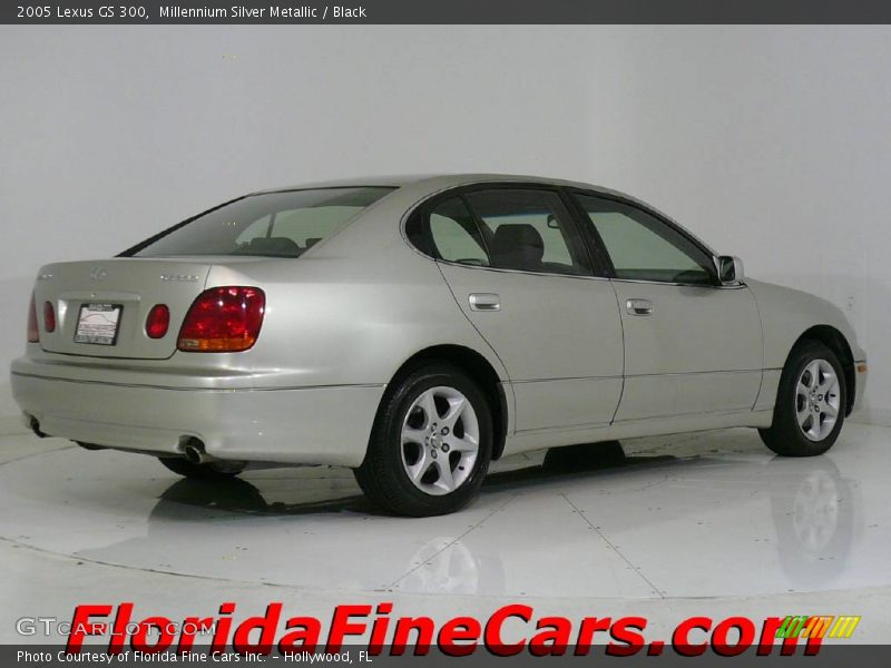 Millennium Silver Metallic / Black 2005 Lexus GS 300
