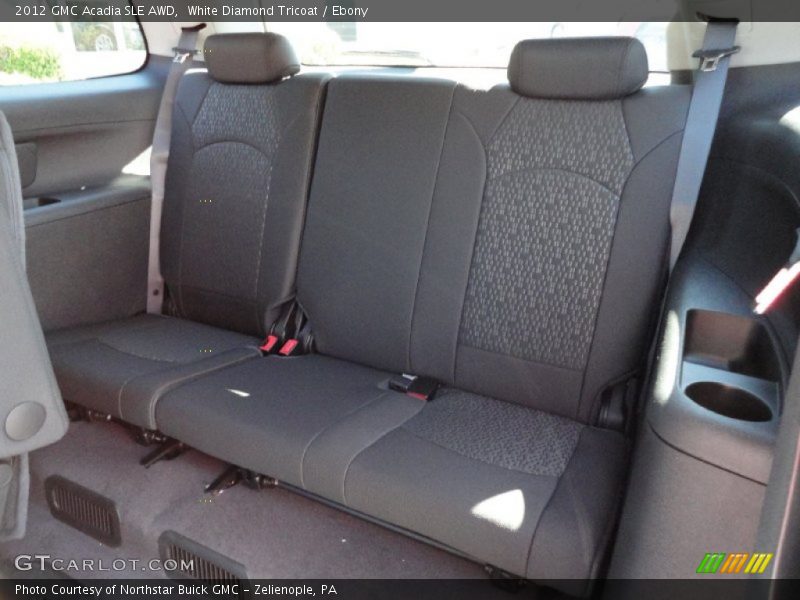 White Diamond Tricoat / Ebony 2012 GMC Acadia SLE AWD
