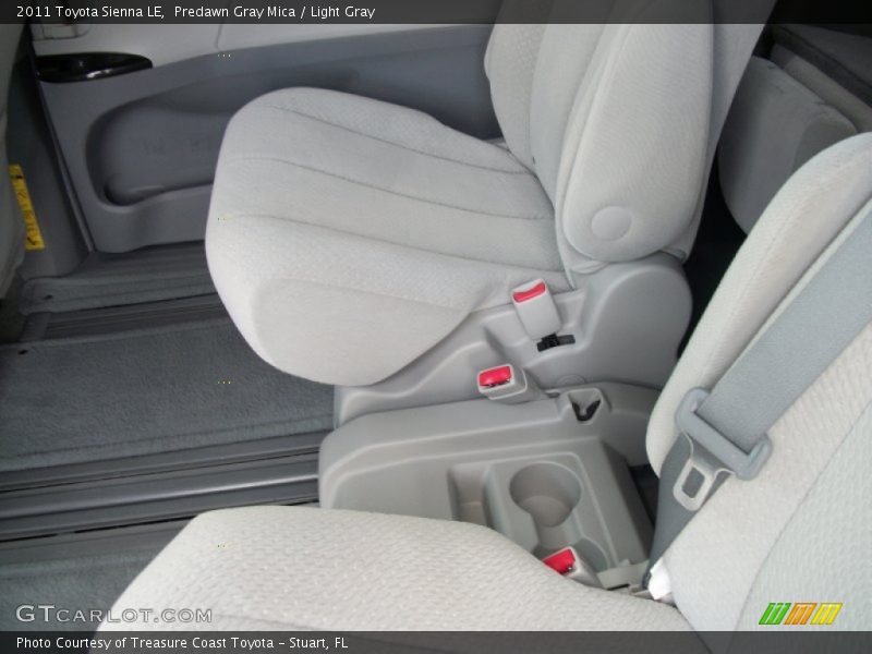 Predawn Gray Mica / Light Gray 2011 Toyota Sienna LE