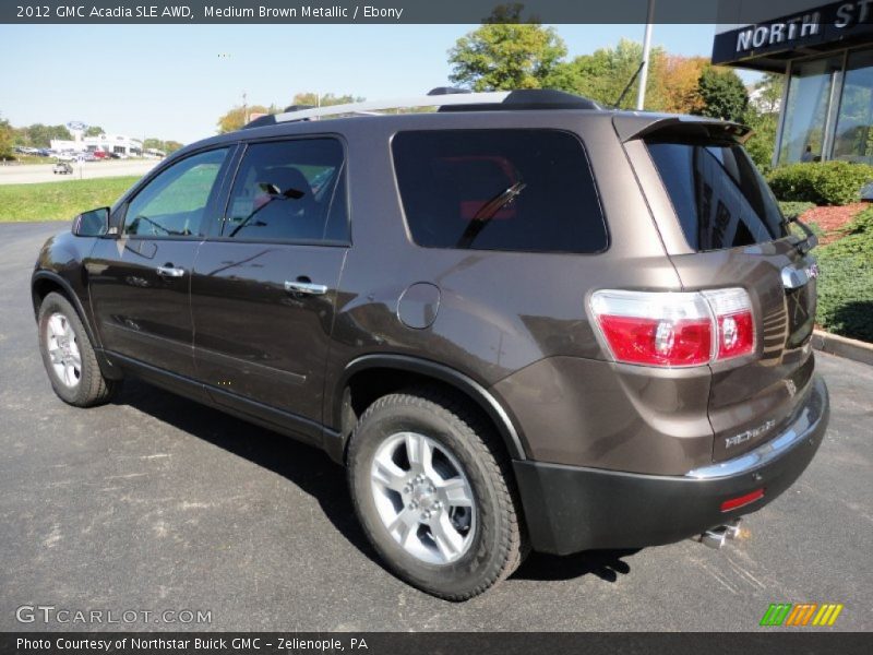 Medium Brown Metallic / Ebony 2012 GMC Acadia SLE AWD