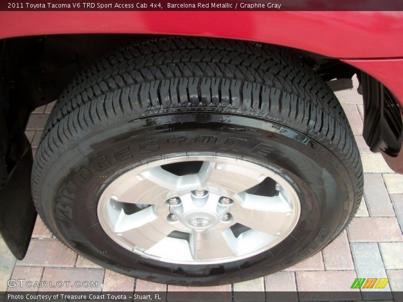 Barcelona Red Metallic / Graphite Gray 2011 Toyota Tacoma V6 TRD Sport Access Cab 4x4
