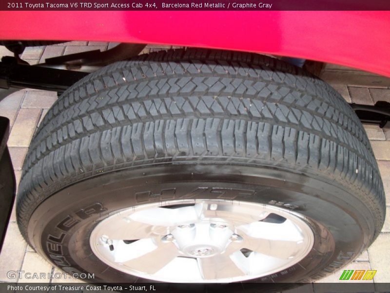 Barcelona Red Metallic / Graphite Gray 2011 Toyota Tacoma V6 TRD Sport Access Cab 4x4
