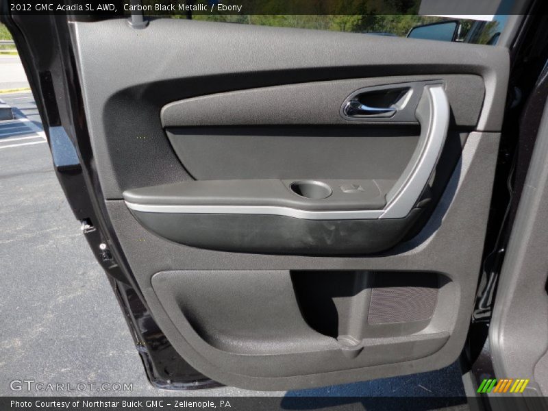 Carbon Black Metallic / Ebony 2012 GMC Acadia SL AWD