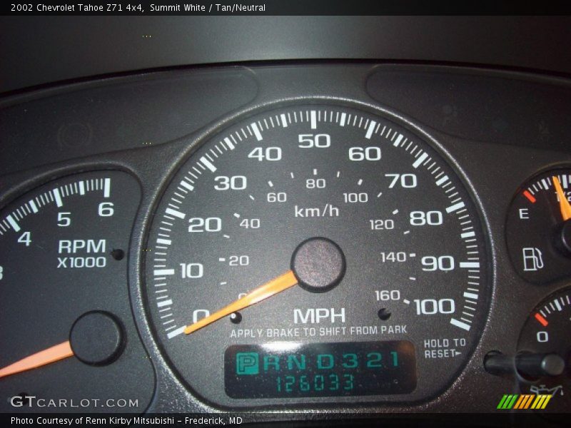 Summit White / Tan/Neutral 2002 Chevrolet Tahoe Z71 4x4