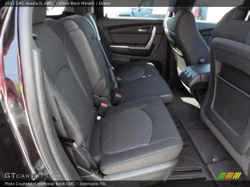Carbon Black Metallic / Ebony 2012 GMC Acadia SL AWD