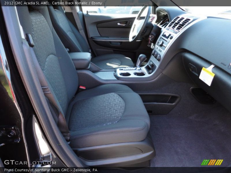 Carbon Black Metallic / Ebony 2012 GMC Acadia SL AWD