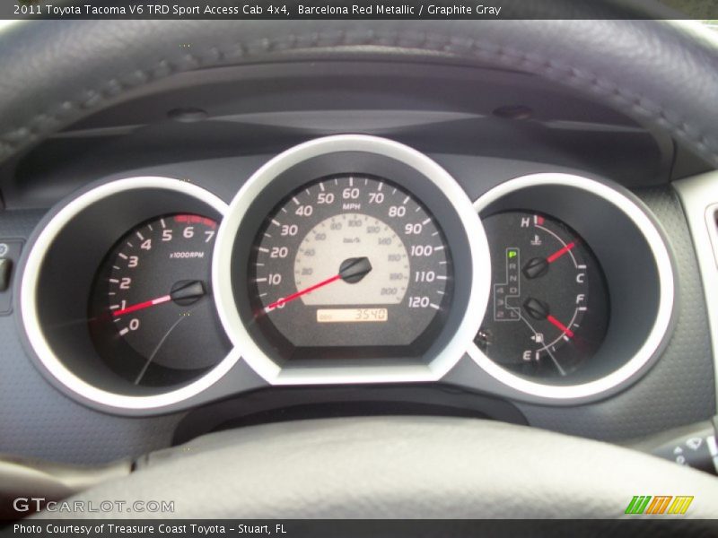 Barcelona Red Metallic / Graphite Gray 2011 Toyota Tacoma V6 TRD Sport Access Cab 4x4
