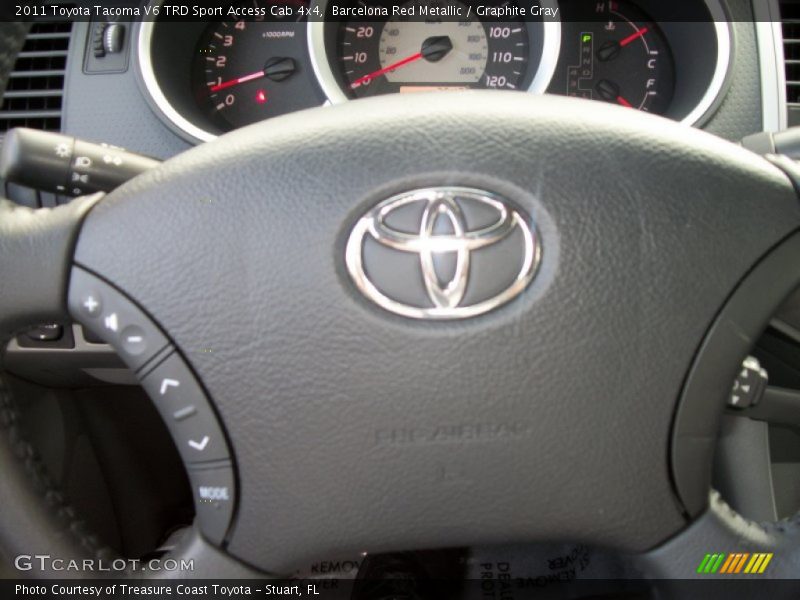 Barcelona Red Metallic / Graphite Gray 2011 Toyota Tacoma V6 TRD Sport Access Cab 4x4