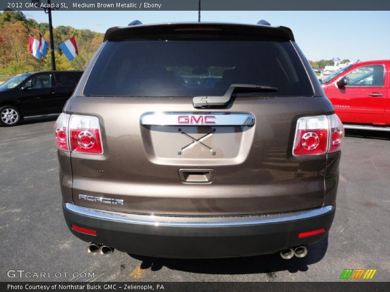 Medium Brown Metallic / Ebony 2012 GMC Acadia SL