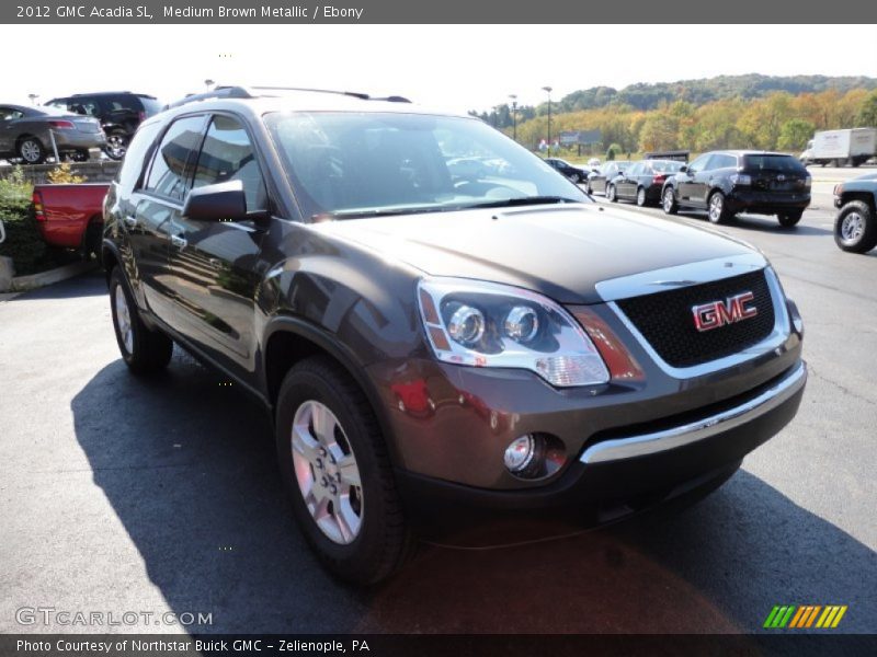 Medium Brown Metallic / Ebony 2012 GMC Acadia SL