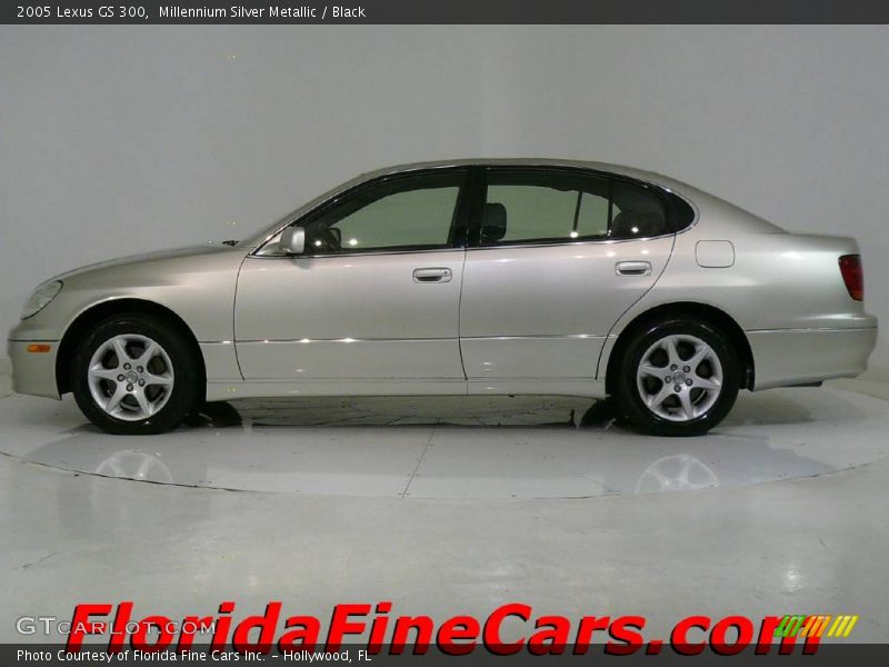 Millennium Silver Metallic / Black 2005 Lexus GS 300