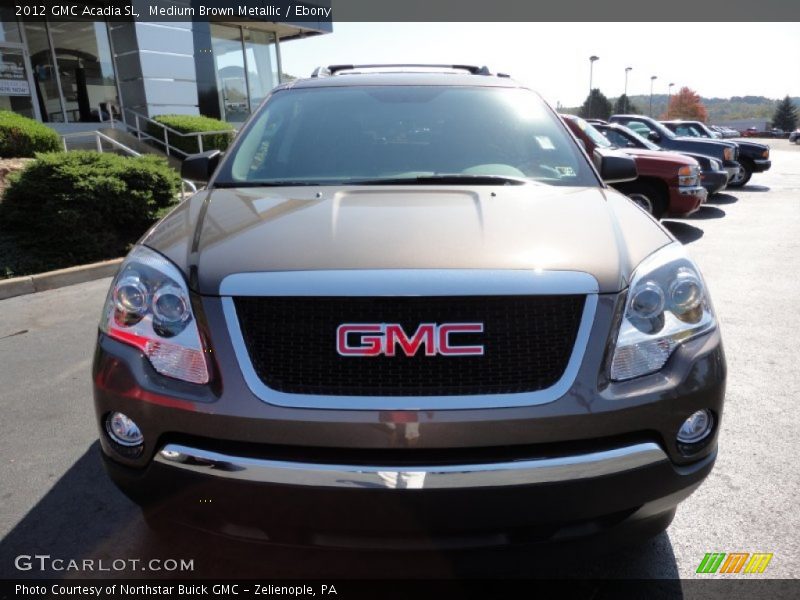 Medium Brown Metallic / Ebony 2012 GMC Acadia SL
