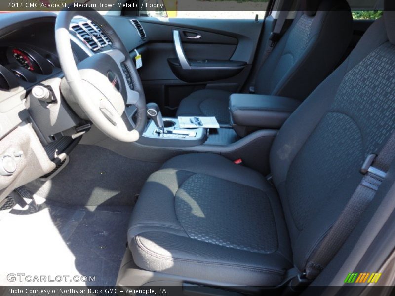 Medium Brown Metallic / Ebony 2012 GMC Acadia SL