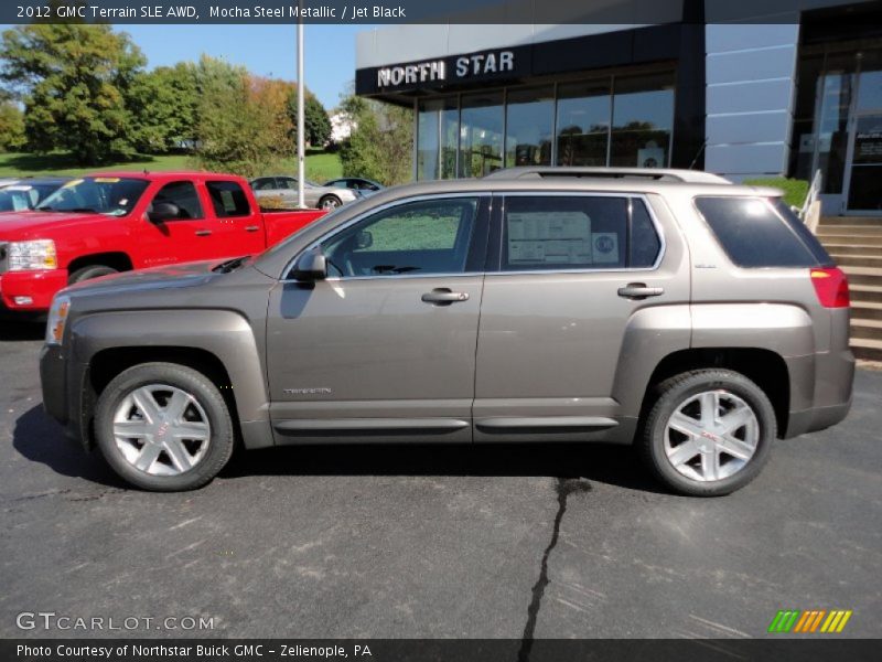 Mocha Steel Metallic / Jet Black 2012 GMC Terrain SLE AWD