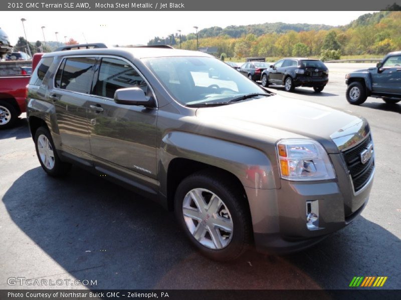Mocha Steel Metallic / Jet Black 2012 GMC Terrain SLE AWD