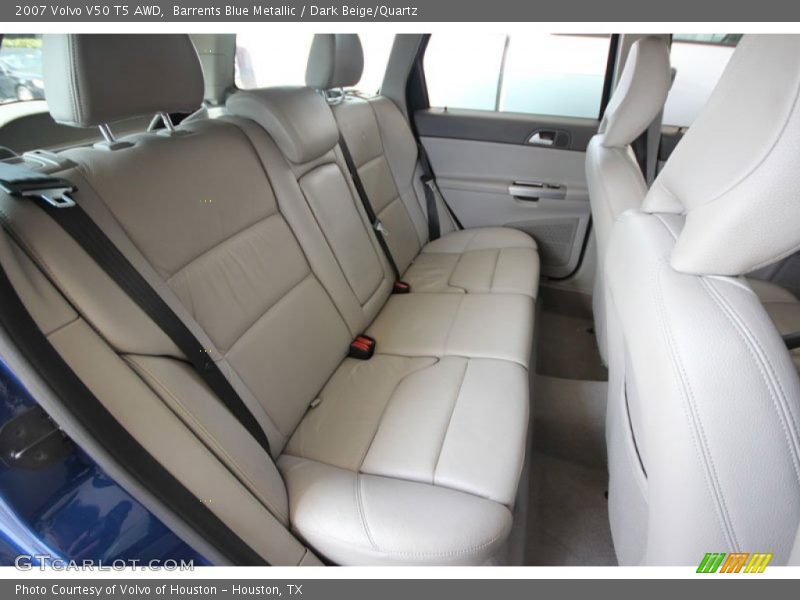 Barrents Blue Metallic / Dark Beige/Quartz 2007 Volvo V50 T5 AWD
