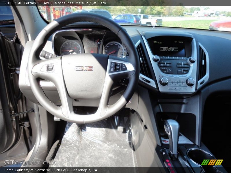 Mocha Steel Metallic / Jet Black 2012 GMC Terrain SLE AWD