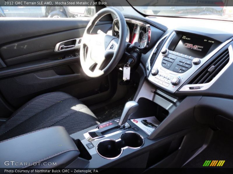 Mocha Steel Metallic / Jet Black 2012 GMC Terrain SLE AWD
