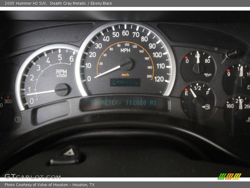 Stealth Gray Metallic / Ebony Black 2005 Hummer H2 SUV