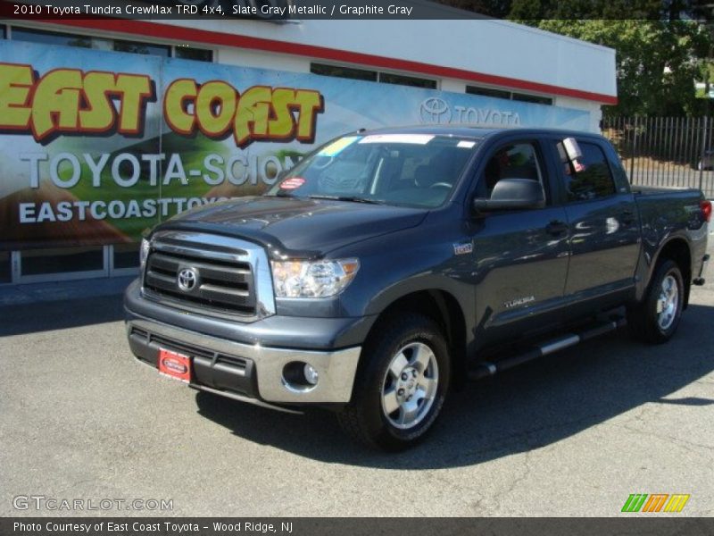 Slate Gray Metallic / Graphite Gray 2010 Toyota Tundra CrewMax TRD 4x4