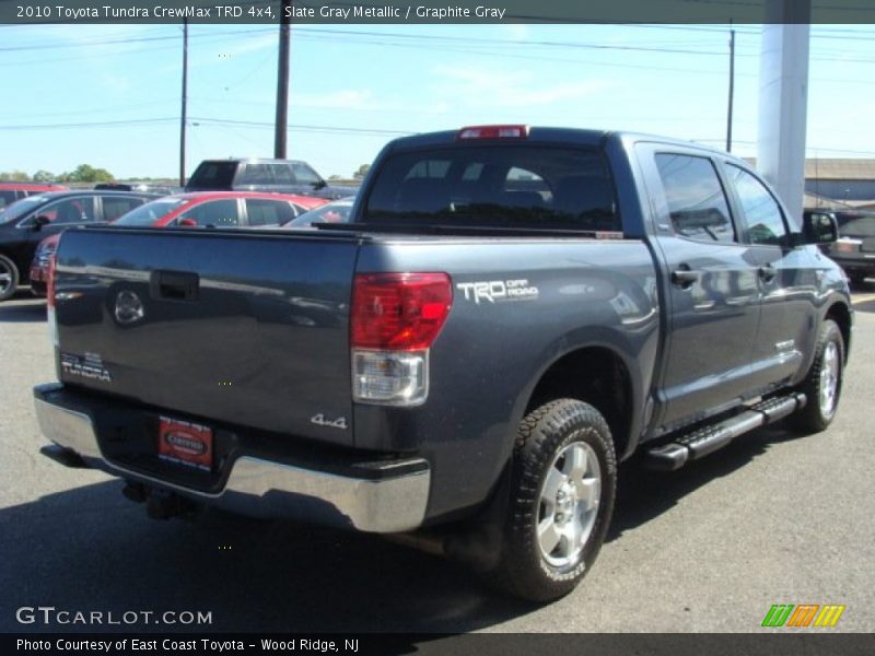 Slate Gray Metallic / Graphite Gray 2010 Toyota Tundra CrewMax TRD 4x4