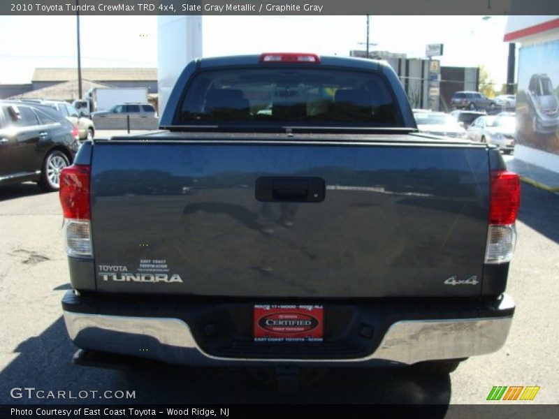 Slate Gray Metallic / Graphite Gray 2010 Toyota Tundra CrewMax TRD 4x4