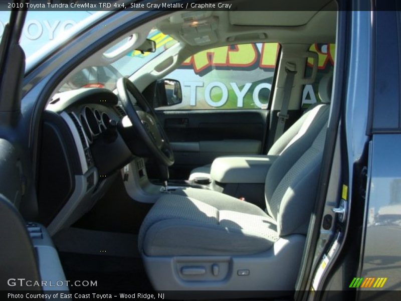 Slate Gray Metallic / Graphite Gray 2010 Toyota Tundra CrewMax TRD 4x4