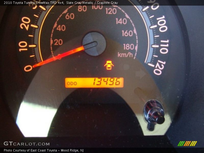 Slate Gray Metallic / Graphite Gray 2010 Toyota Tundra CrewMax TRD 4x4
