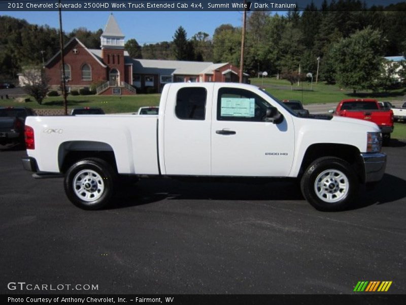  2012 Silverado 2500HD Work Truck Extended Cab 4x4 Summit White
