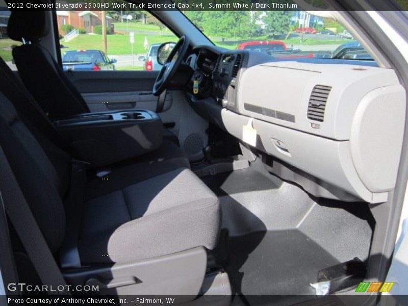 Summit White / Dark Titanium 2012 Chevrolet Silverado 2500HD Work Truck Extended Cab 4x4