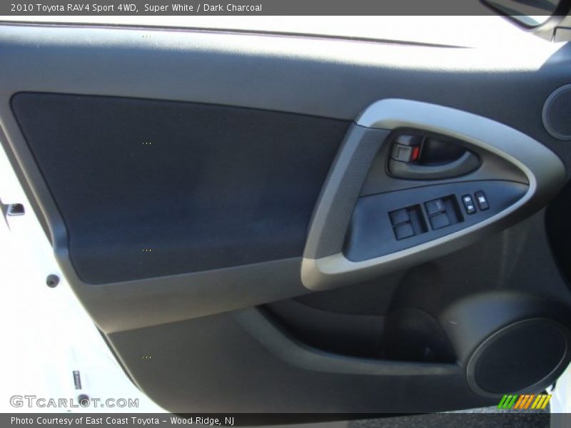 Super White / Dark Charcoal 2010 Toyota RAV4 Sport 4WD