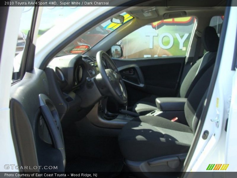 Super White / Dark Charcoal 2010 Toyota RAV4 Sport 4WD