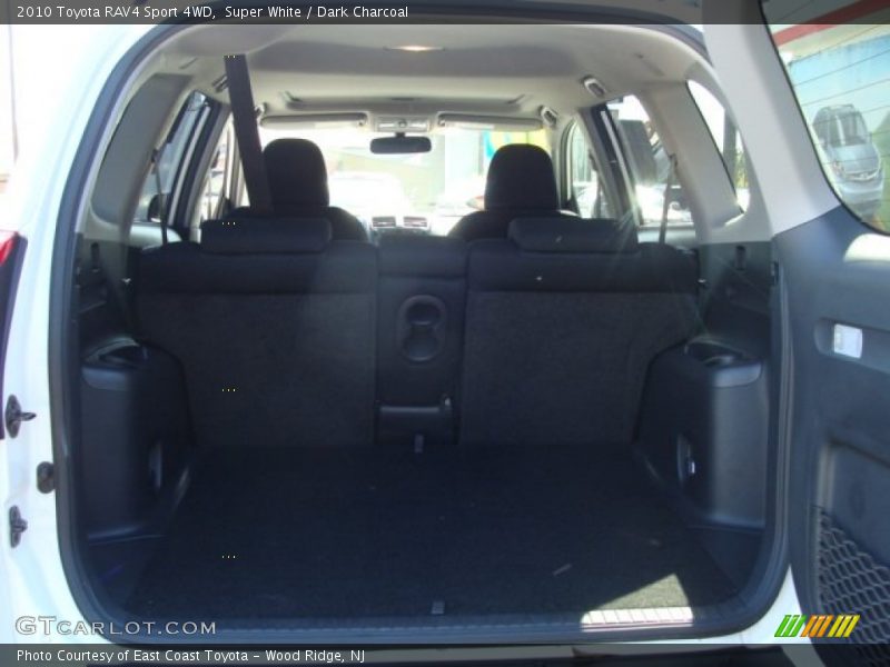 Super White / Dark Charcoal 2010 Toyota RAV4 Sport 4WD