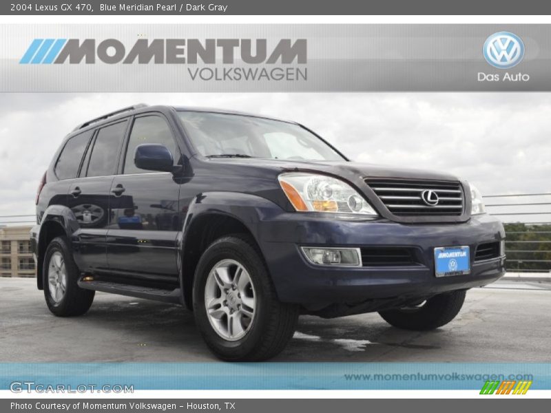 Blue Meridian Pearl / Dark Gray 2004 Lexus GX 470