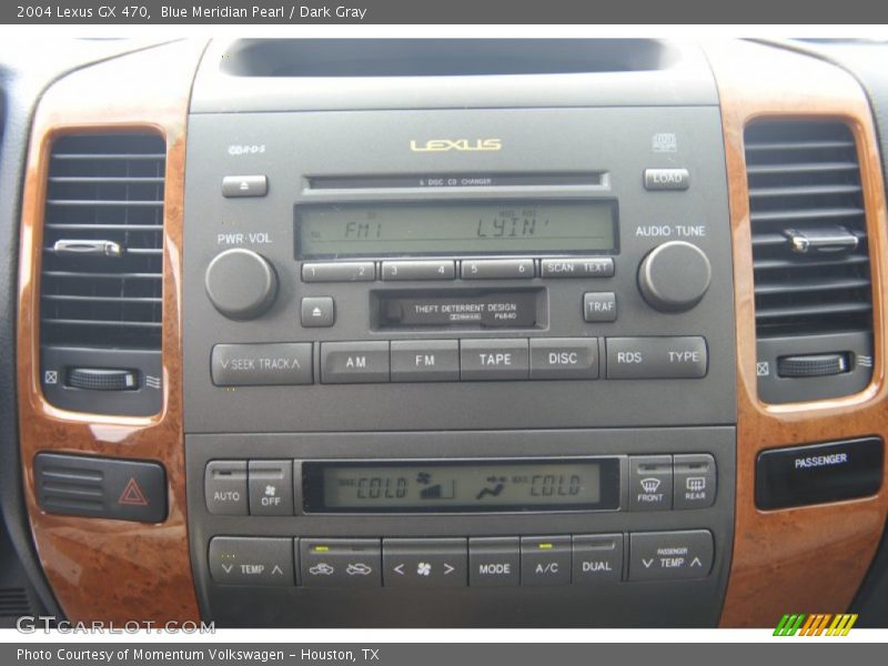 Blue Meridian Pearl / Dark Gray 2004 Lexus GX 470