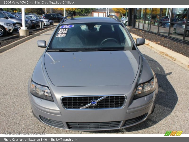 Flint Grey Metallic / Off Black 2006 Volvo V50 2.4i