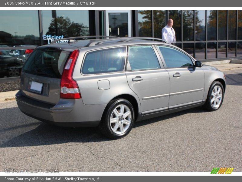 Flint Grey Metallic / Off Black 2006 Volvo V50 2.4i