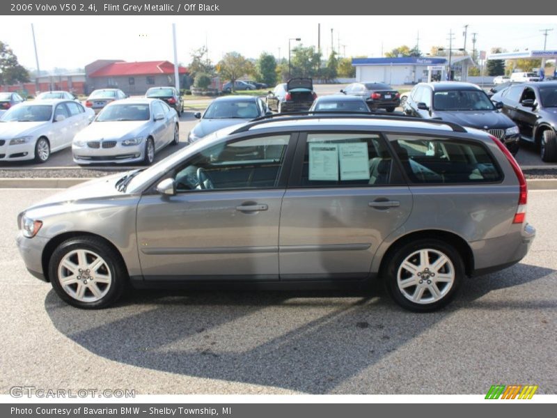 Flint Grey Metallic / Off Black 2006 Volvo V50 2.4i