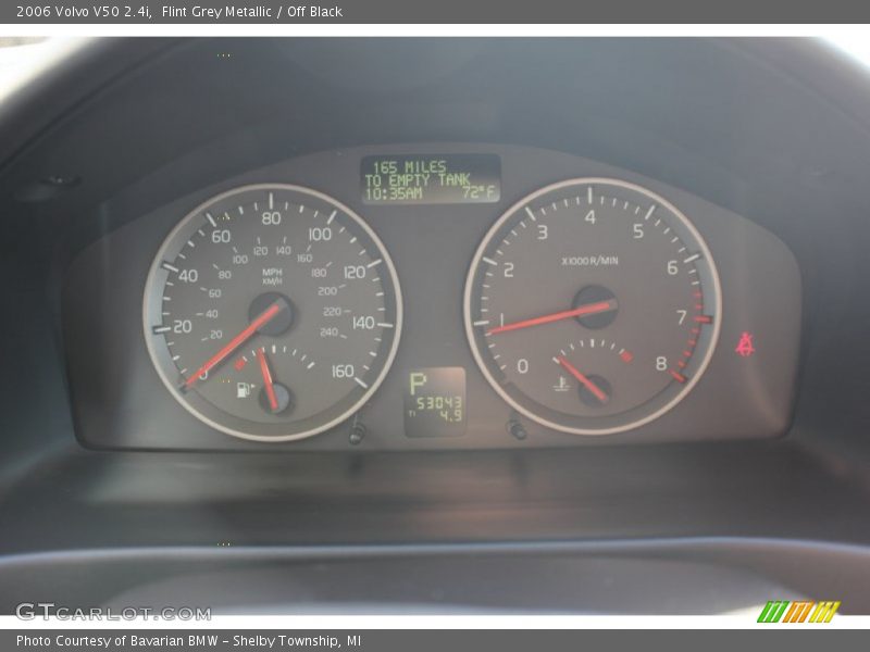 Flint Grey Metallic / Off Black 2006 Volvo V50 2.4i