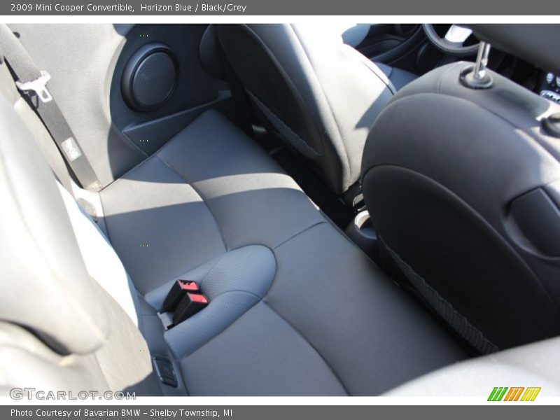 Horizon Blue / Black/Grey 2009 Mini Cooper Convertible