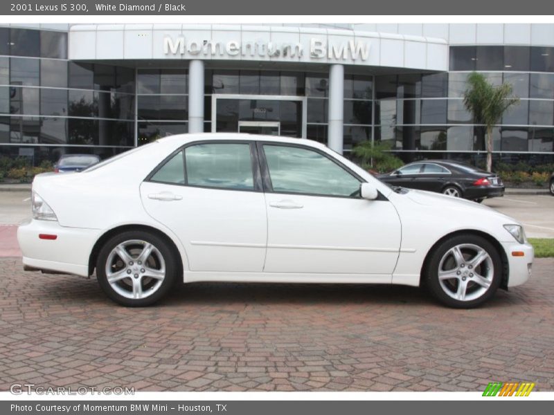 White Diamond / Black 2001 Lexus IS 300