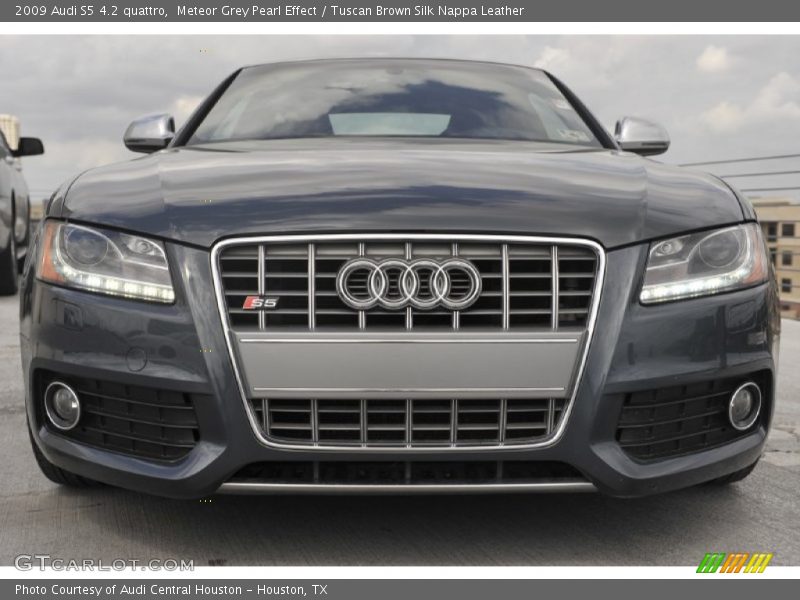 Meteor Grey Pearl Effect / Tuscan Brown Silk Nappa Leather 2009 Audi S5 4.2 quattro