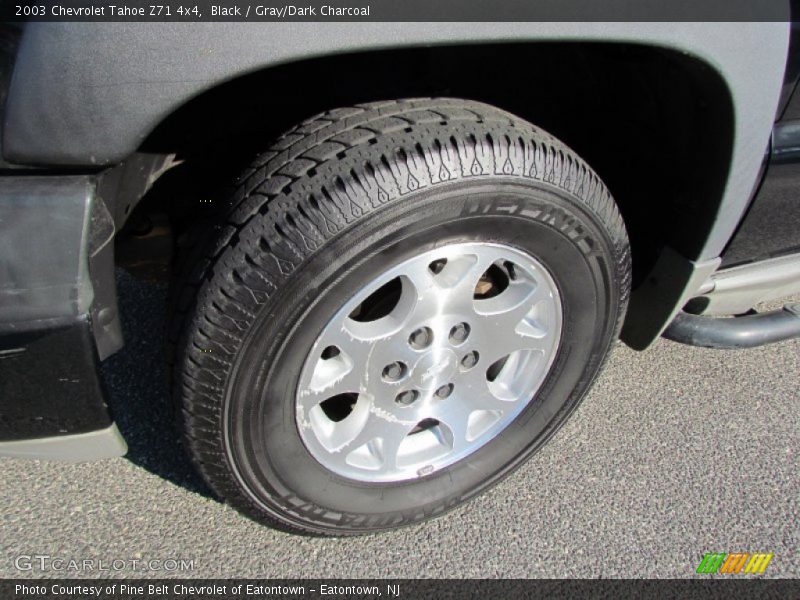 Black / Gray/Dark Charcoal 2003 Chevrolet Tahoe Z71 4x4