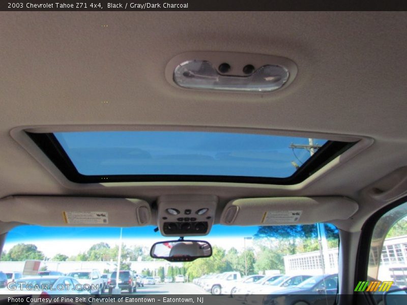 Black / Gray/Dark Charcoal 2003 Chevrolet Tahoe Z71 4x4