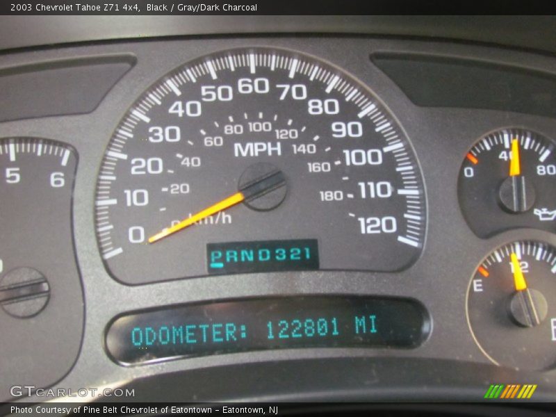 Black / Gray/Dark Charcoal 2003 Chevrolet Tahoe Z71 4x4