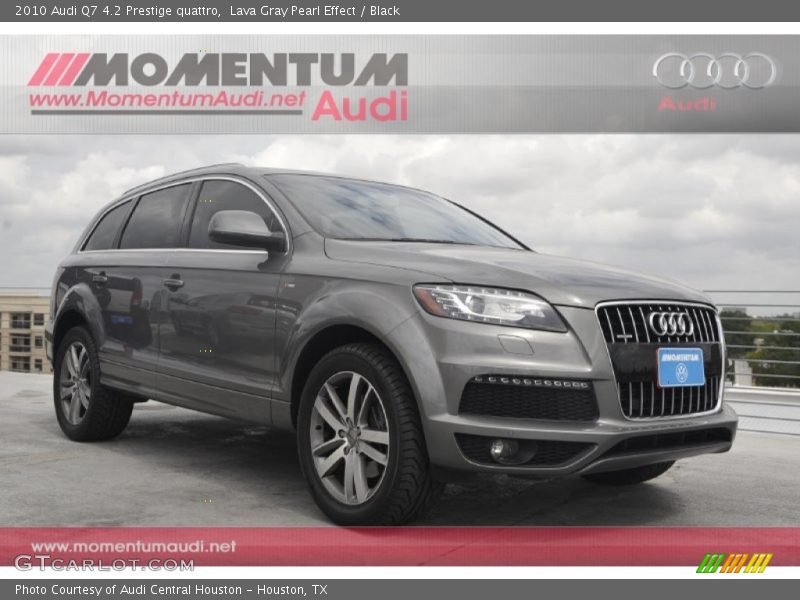 Lava Gray Pearl Effect / Black 2010 Audi Q7 4.2 Prestige quattro