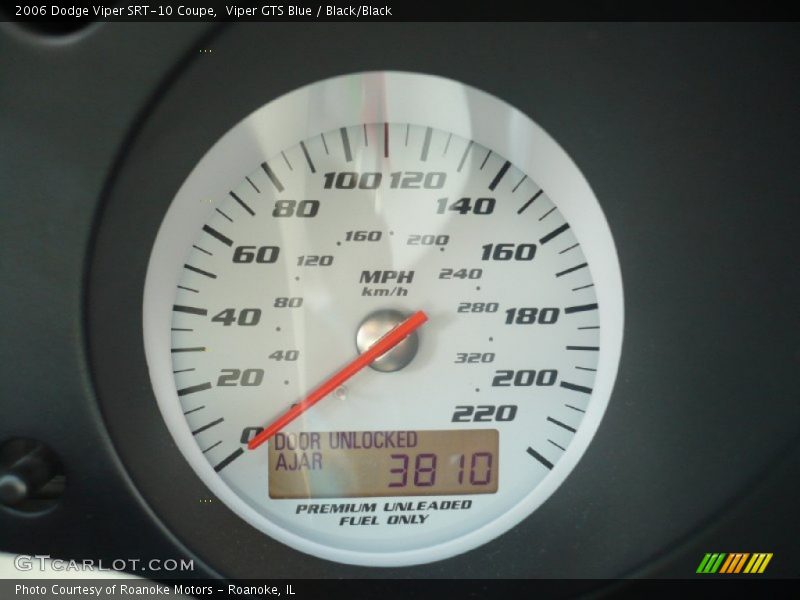 Viper GTS Blue / Black/Black 2006 Dodge Viper SRT-10 Coupe